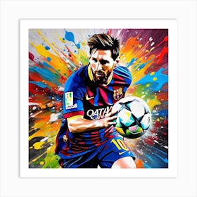 Lionel Messi 4 Art Print