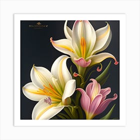 Lily Painting Art Print