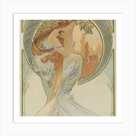 'The Lady Of The Moon' Art Print