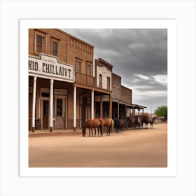 Old West Town 14 Art Print