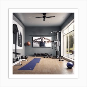 Gym Room Art Print