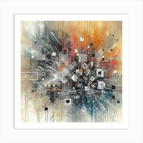 Abstract Painting 14 Art Print