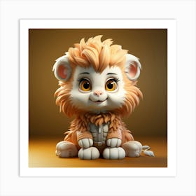 Lion Cub 33 Art Print