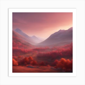 Autumn Landscape Art Print