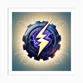 Lightning Bolt Art Print