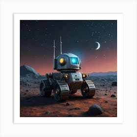 Robot Exploration Art Print