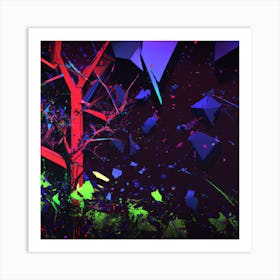 Abstract Tree Art Print