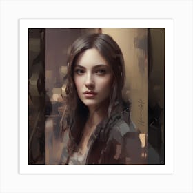 Portrait Of A Woman 2 Art Print