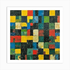 Squares 29 Art Print