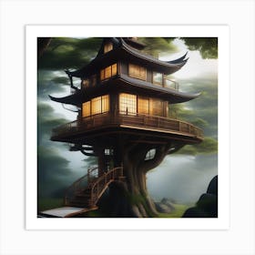 Japanese House 3 Art Print