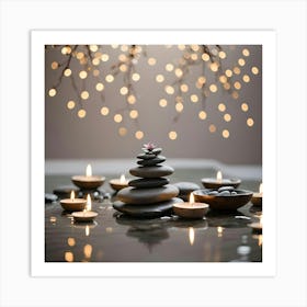 Spa Relax Massage Meditate 1 Art Print