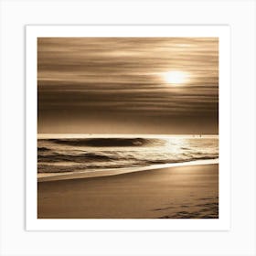 Photograph - Sunset On The Beach By Daniel Henderson Art Print