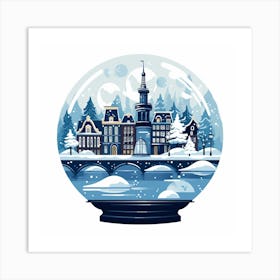 Amsterdam Netherlands 6 Snowglobe Art Print