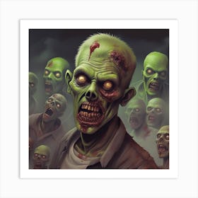 Zombie Art Print