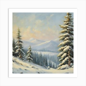 Winter Landscape 4 Art Print