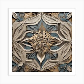 Abstract Floral Wall Art 2 Art Print