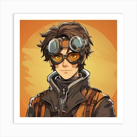 Steampunk Character Art Print