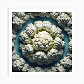 Cauliflower In A Circle Art Print