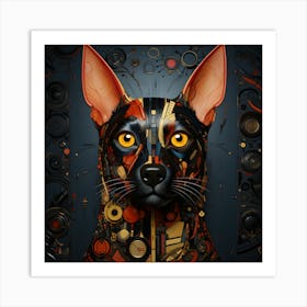 Vibrant Canine Celebration In Pop Art Art Print