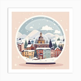 Bergen Norway 2 Snowglobe Art Print