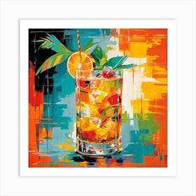 Tequila Cocktail 1 Art Print