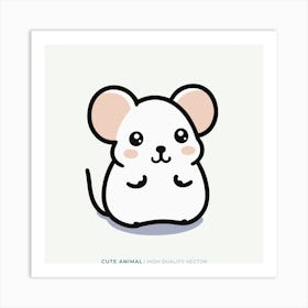 Cute Mouse 3 Art Print