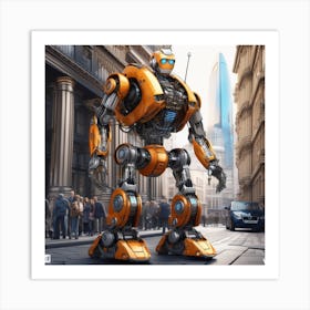 Robot City 7 Art Print