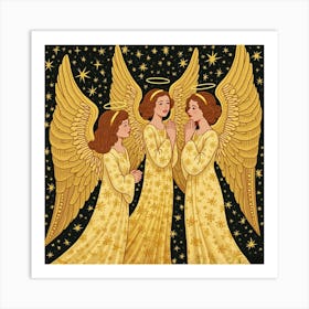 Angels Art Print