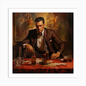 'The Gambler' Art Print