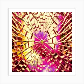 Broken Glass Art Print