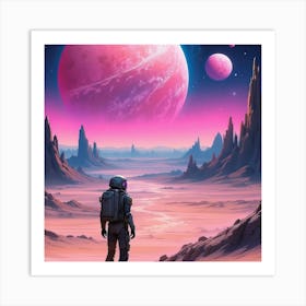 Alien Landscape Art Print