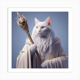 Wizard Cat Art Print