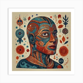 Woman'S Head Art Print