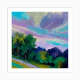 Night Landscape 3 Art Print