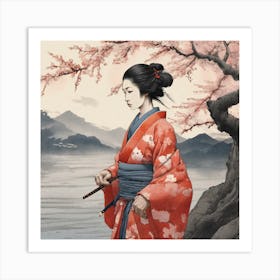 Asian Woman Art Print