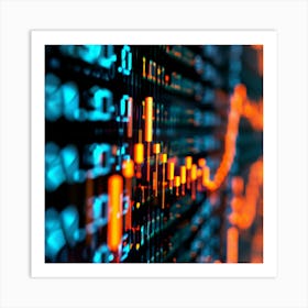 Stock Market Data 2 Art Print