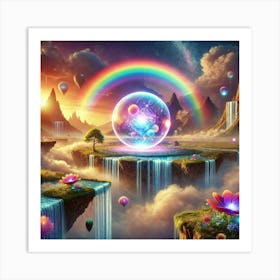 Rainbows In The Sky 4 Art Print