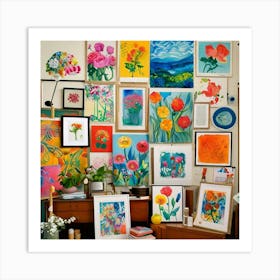 Room Full Of Art Art Print