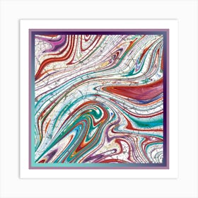 Abstract Background Ornamental Art Print