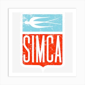 Simca Art Print