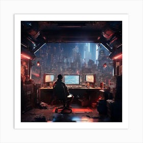 Cyberpunk Art Art Print