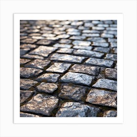 Cobblestone Road 7 Art Print