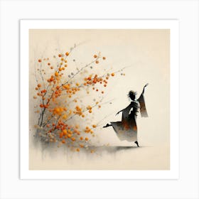 Geisha Creative Illustration Artwork 20 Art Print