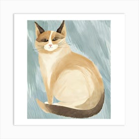 Siamese Cat 1 Art Print