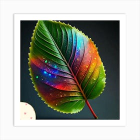 Rubber leaf Art Print