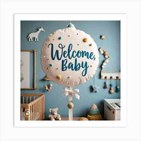 Welcome Baby Art Print