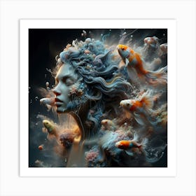 Koi Fish 12 Art Print