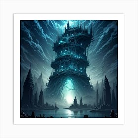 Castle In The Sky Art Print