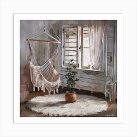 Hanging Chair 2 Art Print