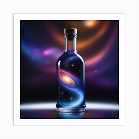 Galaxy In A Bottle 1 Art Print